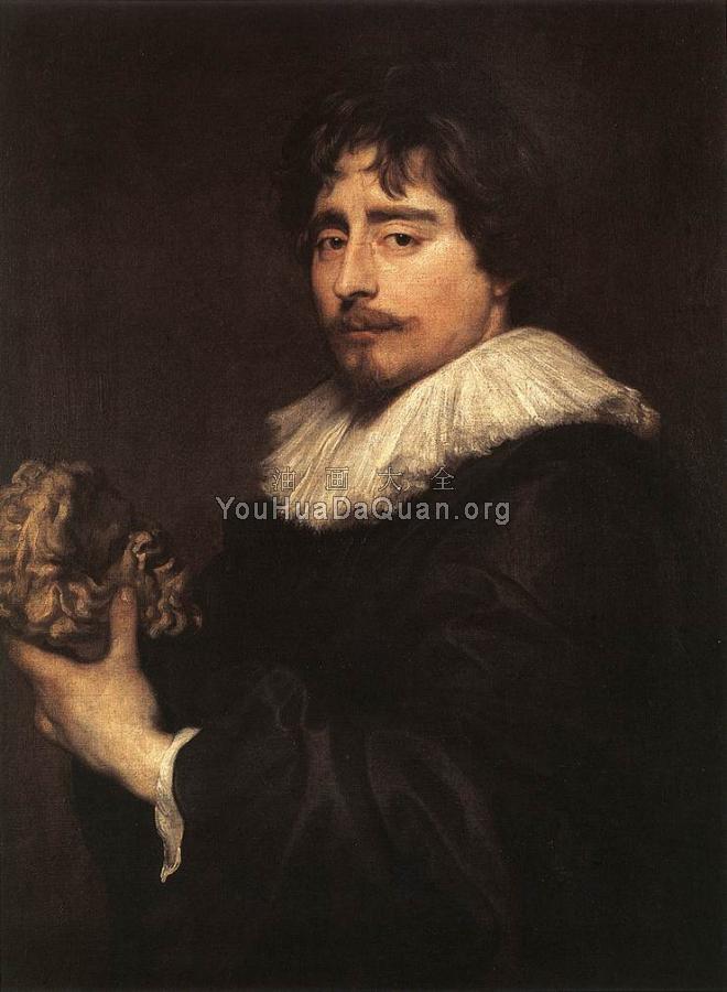 Portrait of the Sculptor Duquesnoy - 安东尼·凡·戴克